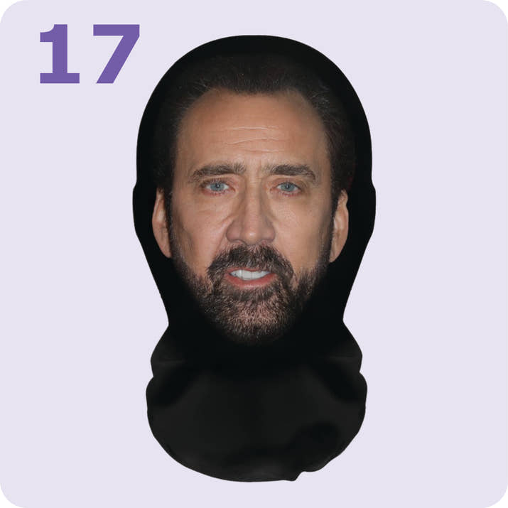 3D Celebrity Face Mask