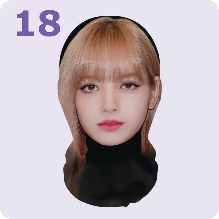 3D Celebrity Face Mask