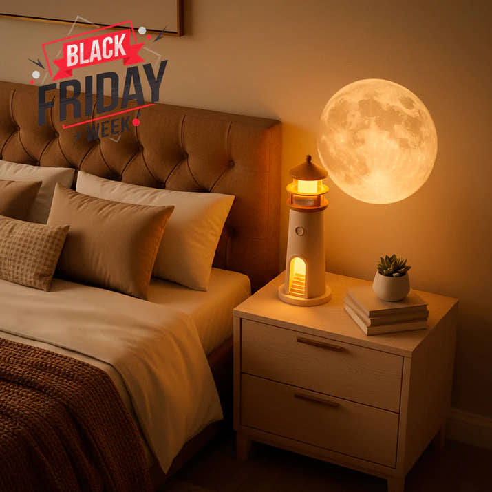 Lighthouse Moon Projector Lamp