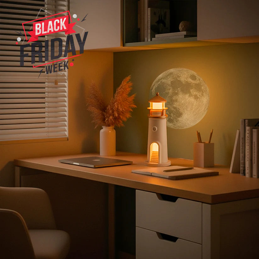 Lighthouse Moon Projector Lamp