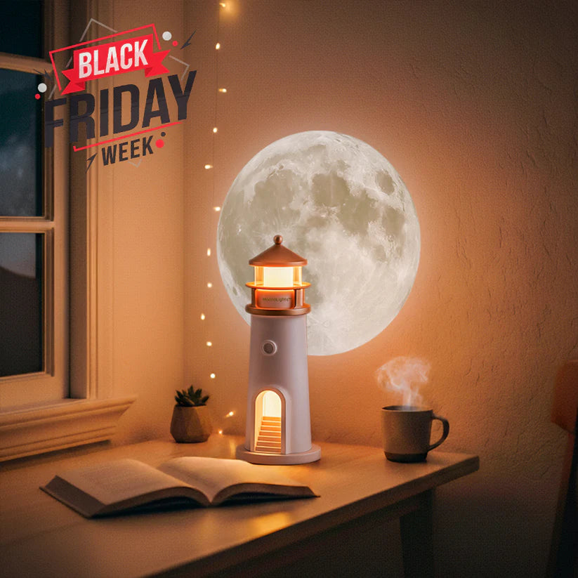 Lighthouse Moon Projector Lamp