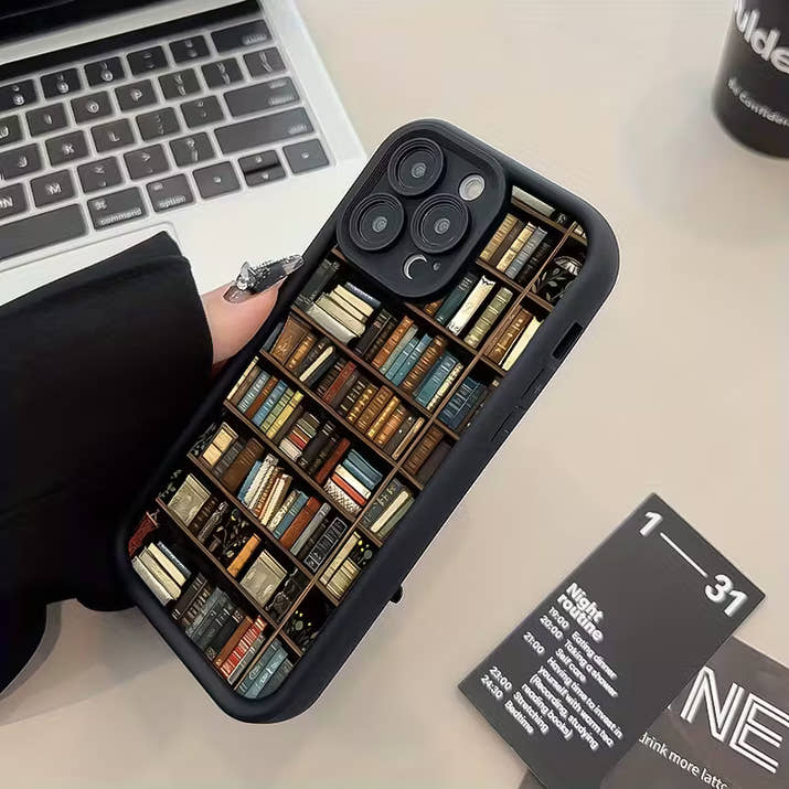 Bookshelf Phone Case