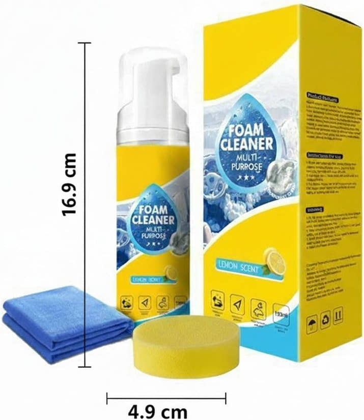 Foam Cleaner | All-Purpose Rinse-Free Foam Cleaner Spray