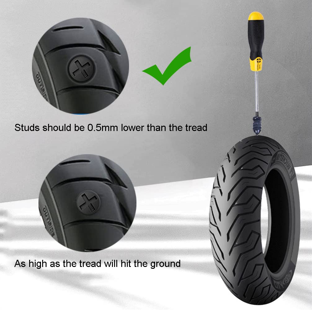 60PCS Tire Repair Rubber Nail