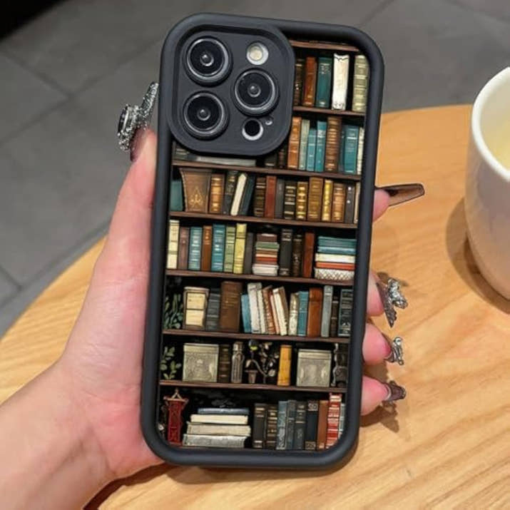 Bookshelf Phone Case