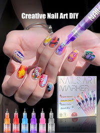 3D Nail Art Pens with Fine Tips