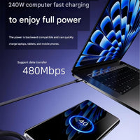 Charger Cable with Stand, 240w Super Fast Charging