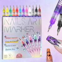 3D Nail Art Pens with Fine Tips