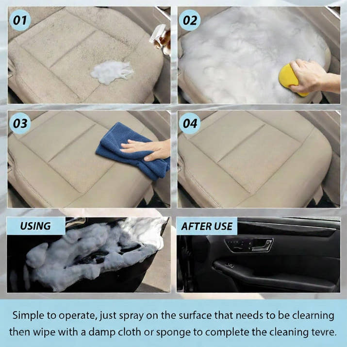 Foam Cleaner | All-Purpose Rinse-Free Foam Cleaner Spray