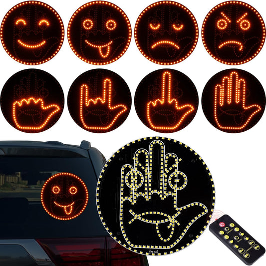 Funny Hand Gestures LED for car