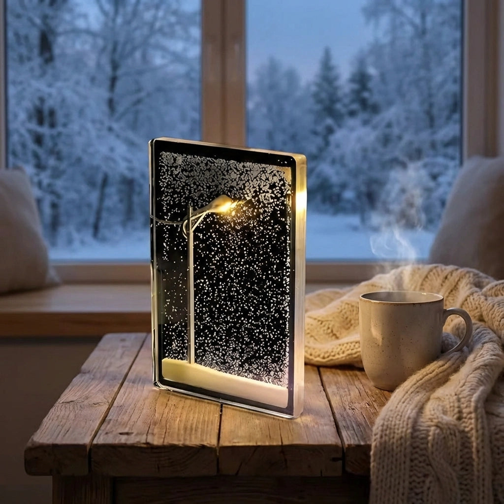 DIY SNOW LIGHT