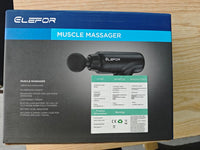 Massage Gun for Deep Tissue Pain Relief – 20 Speeds, 8 Heads, Matte Black