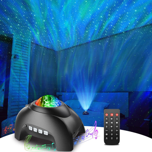 Rossetta Galaxy Star Projector with Bluetooth & Remote