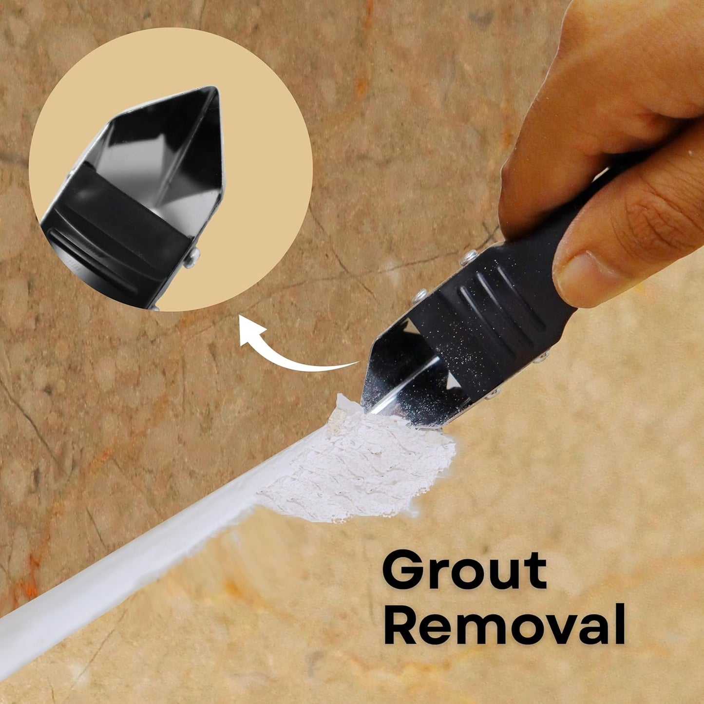 5-in-1 Silicone Caulk Tool-Multi-Function Caulking and Caulk Remover Tool Kit