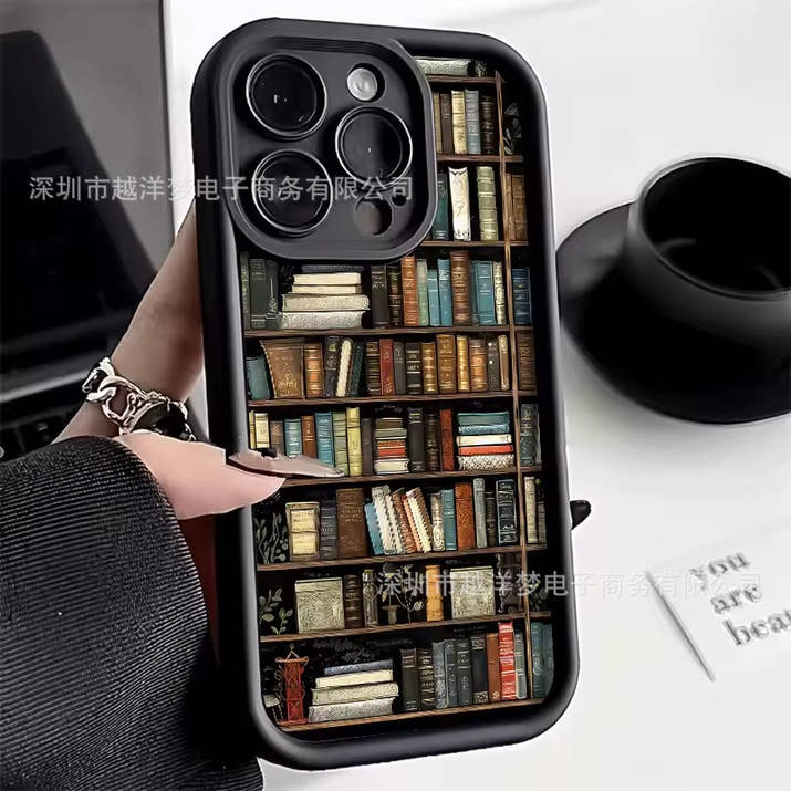 Bookshelf Phone Case