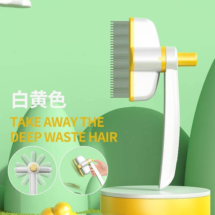 Pet Grooming Comb for Dog & Cat | 360° Rotation Brush Rotating Comb