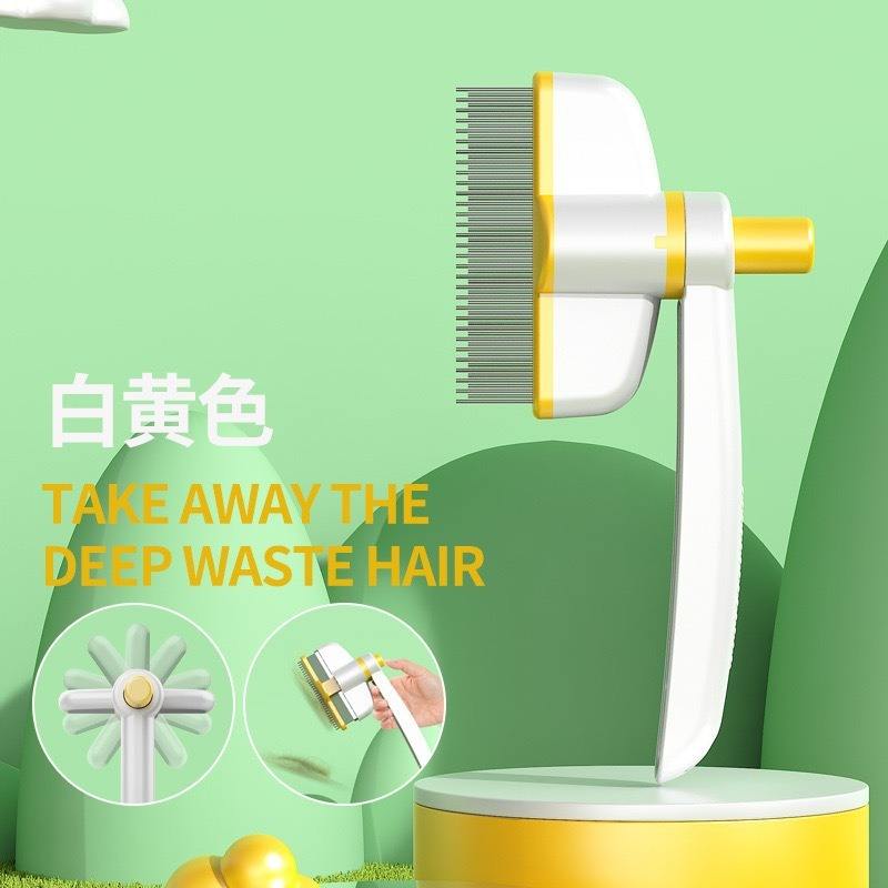 Pet Grooming Comb for Dog & Cat | 360° Rotation Brush Rotating Comb