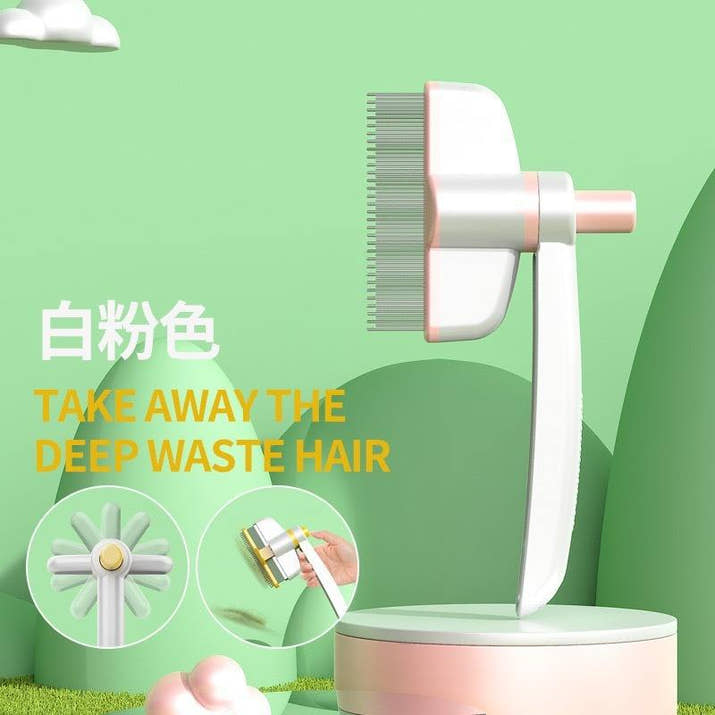 Pet Grooming Comb for Dog & Cat | 360° Rotation Brush Rotating Comb