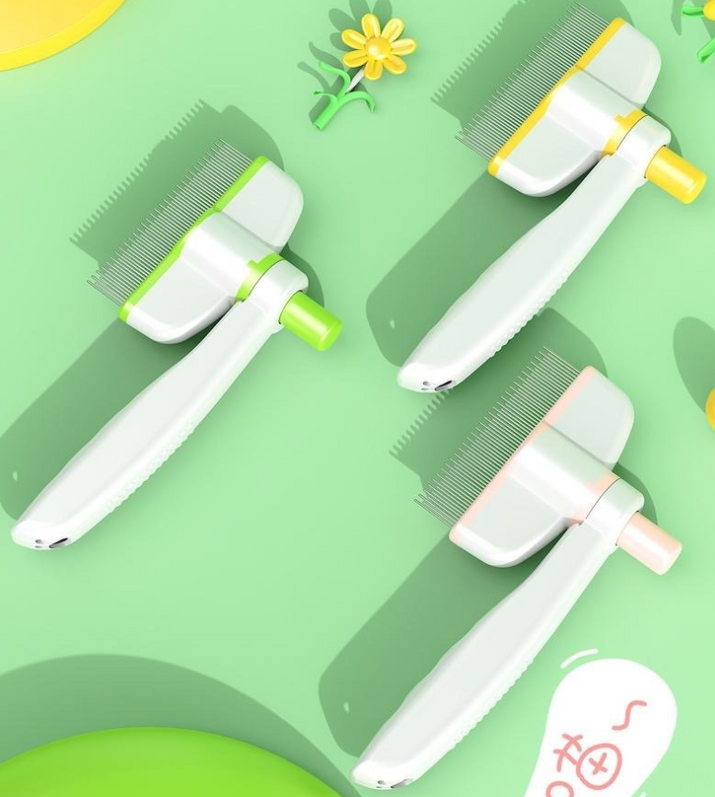 Pet Grooming Comb for Dog & Cat | 360° Rotation Brush Rotating Comb