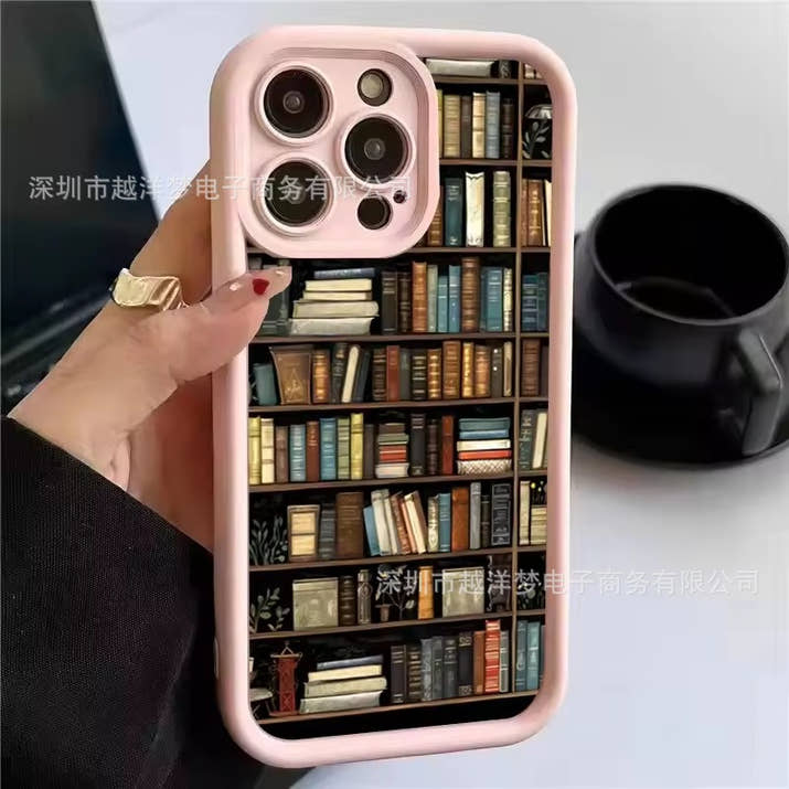Bookshelf Phone Case
