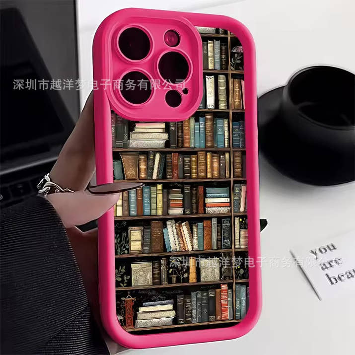 Bookshelf Phone Case