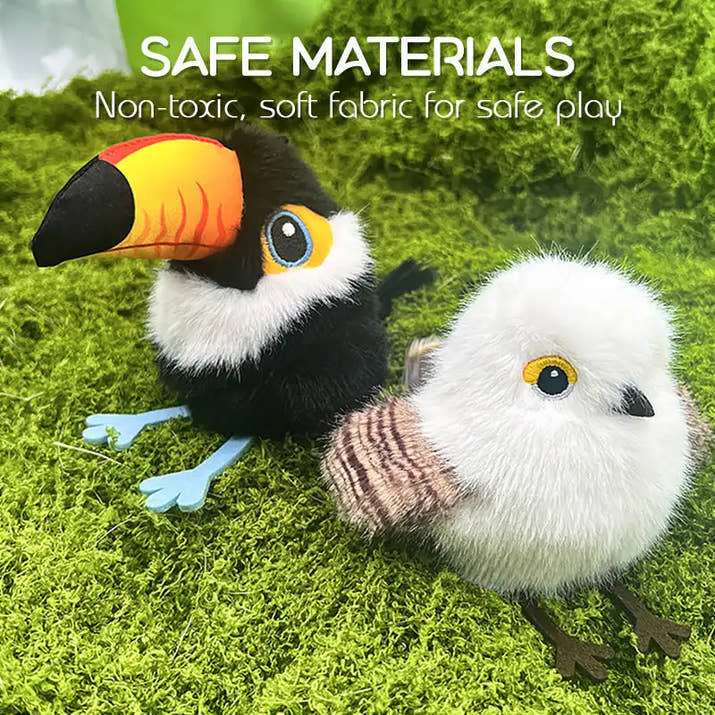 Interactive Flapping Bird Toy for Cats – Rechargeable & Motion Sensor