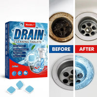Drain Cleaning Tablets Sink Unblocking Tablets Drain Unblocking Tablets Suitable for All Sink Types 15g Each Safe for Pipes