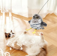 Interactive Flapping Bird Toy for Cats – Rechargeable & Motion Sensor