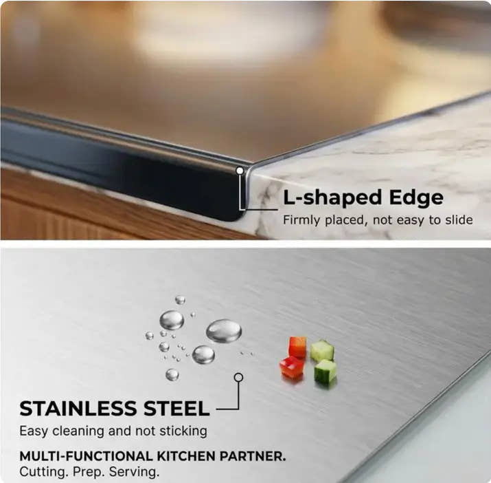 ChopShield™ | Stainless Steel Chopping Board