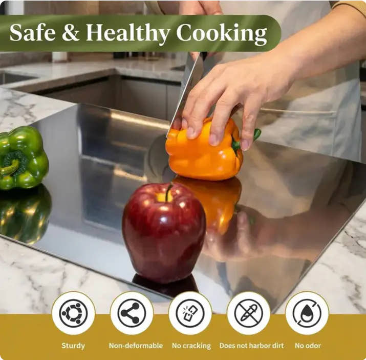 ChopShield™ | Stainless Steel Chopping Board