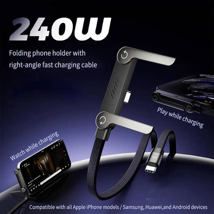 Charger Cable with Stand, 240w Super Fast Charging