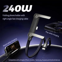 Charger Cable with Stand, 240w Super Fast Charging