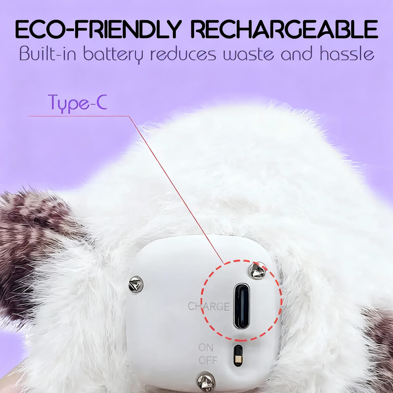 Interactive Flapping Bird Toy for Cats – Rechargeable & Motion Sensor