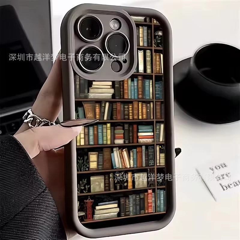 Bookshelf Phone Case
