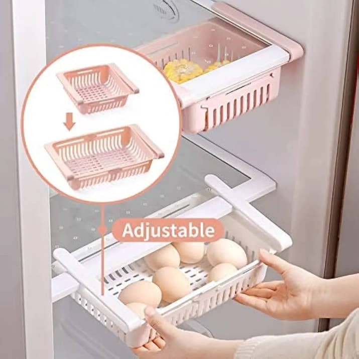 SlideSpace™ Fridge Drawer Organizer