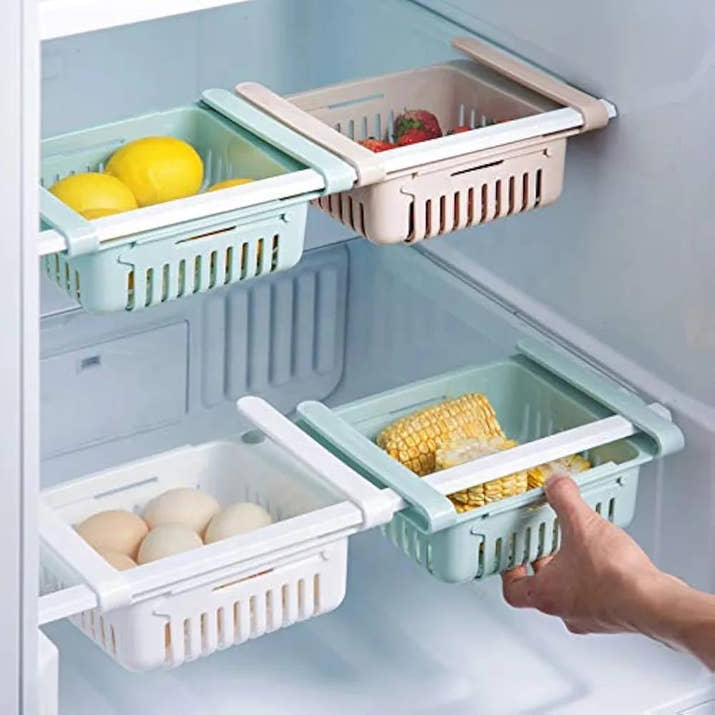 SlideSpace™ Fridge Drawer Organizer