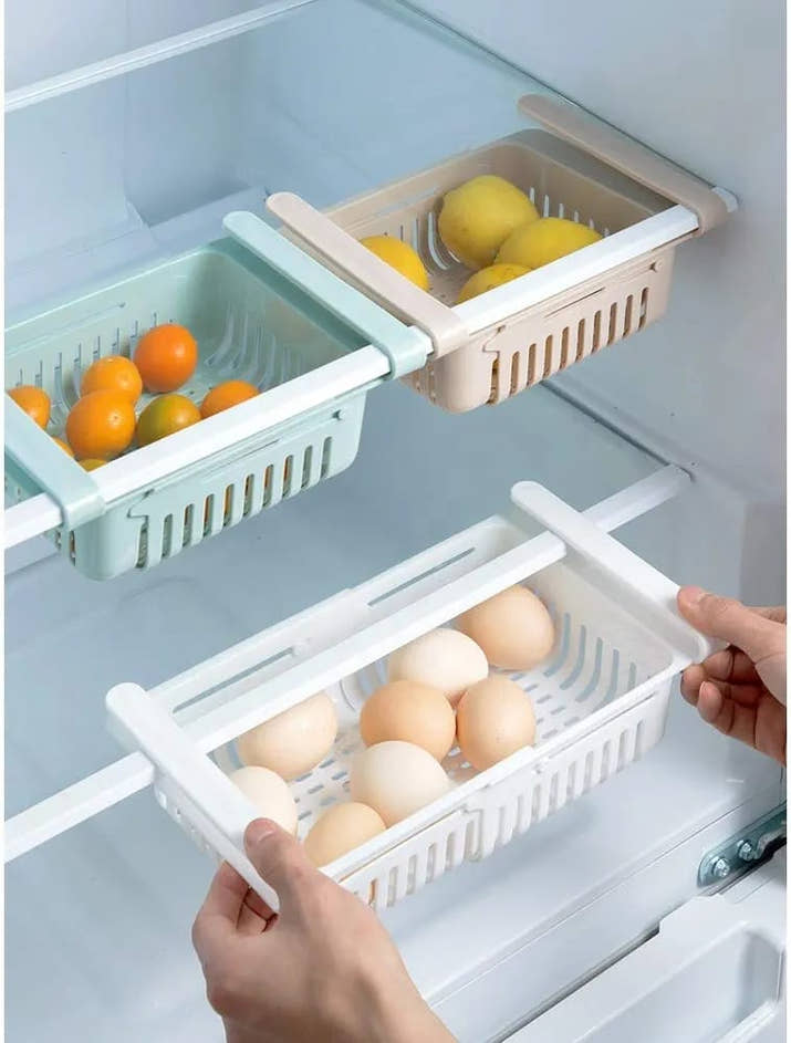 SlideSpace™ Fridge Drawer Organizer